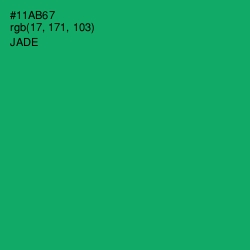 #11AB67 - Jade Color Image