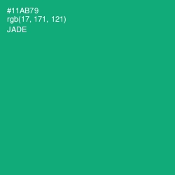 #11AB79 - Jade Color Image