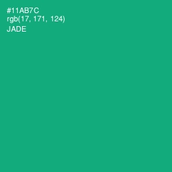 #11AB7C - Jade Color Image