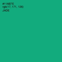 #11AB7E - Jade Color Image