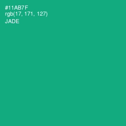 #11AB7F - Jade Color Image