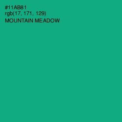 #11AB81 - Mountain Meadow Color Image