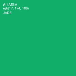 #11AE6A - Jade Color Image