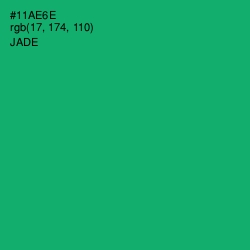 #11AE6E - Jade Color Image