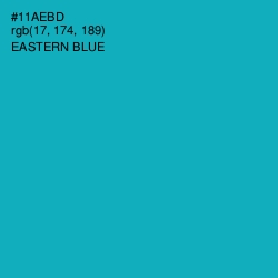 #11AEBD - Eastern Blue Color Image