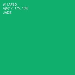#11AF6D - Jade Color Image
