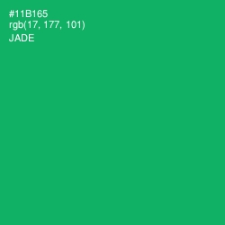 #11B165 - Jade Color Image