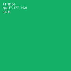 #11B166 - Jade Color Image