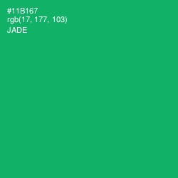 #11B167 - Jade Color Image