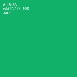 #11B16A - Jade Color Image