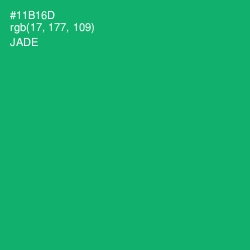 #11B16D - Jade Color Image