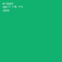 #11B26F - Jade Color Image