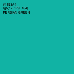 #11B3A4 - Persian Green Color Image