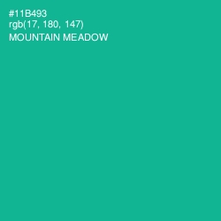 #11B493 - Mountain Meadow Color Image