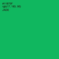 #11B75F - Jade Color Image