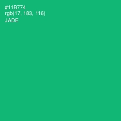 #11B774 - Jade Color Image