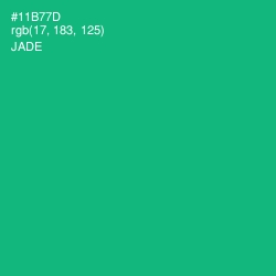 #11B77D - Jade Color Image