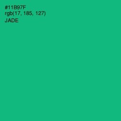 #11B97F - Jade Color Image