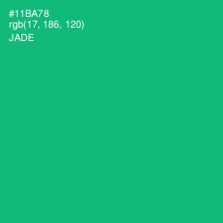 #11BA78 - Jade Color Image