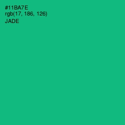 #11BA7E - Jade Color Image