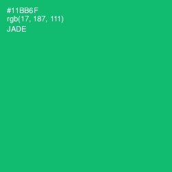 #11BB6F - Jade Color Image