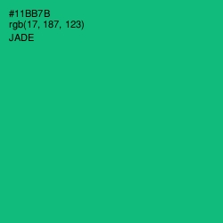#11BB7B - Jade Color Image