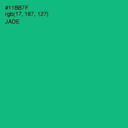 #11BB7F - Jade Color Image