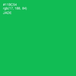#11BC54 - Jade Color Image