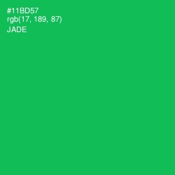 #11BD57 - Jade Color Image