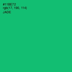 #11BE72 - Jade Color Image