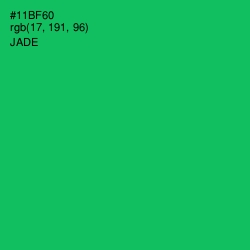 #11BF60 - Jade Color Image