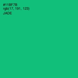 #11BF7B - Jade Color Image