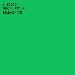 #11C05D - Malachite Color Image