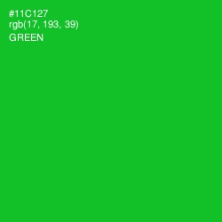 #11C127 - Green Color Image