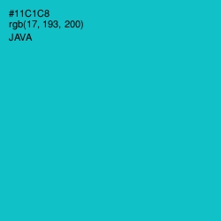 #11C1C8 - Java Color Image