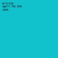 #11C1CB - Java Color Image