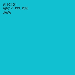 #11C1D1 - Java Color Image