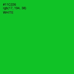 #11C226 - Green Color Image