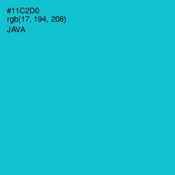 #11C2D0 - Java Color Image