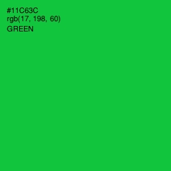 #11C63C - Green Color Image