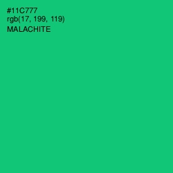 #11C777 - Malachite Color Image