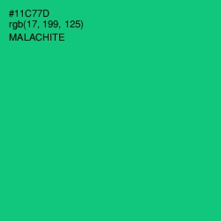 #11C77D - Malachite Color Image