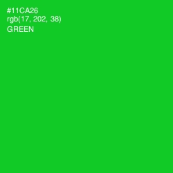 #11CA26 - Green Color Image