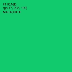 #11CA6D - Malachite Color Image