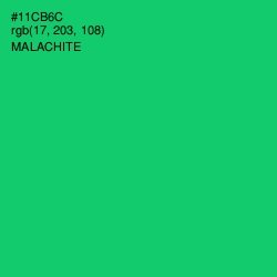 #11CB6C - Malachite Color Image