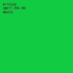 #11CC42 - Malachite Color Image