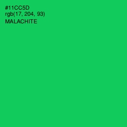 #11CC5D - Malachite Color Image