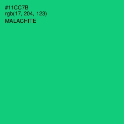 #11CC7B - Malachite Color Image