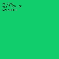 #11CD6C - Malachite Color Image