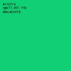 #11CF74 - Malachite Color Image